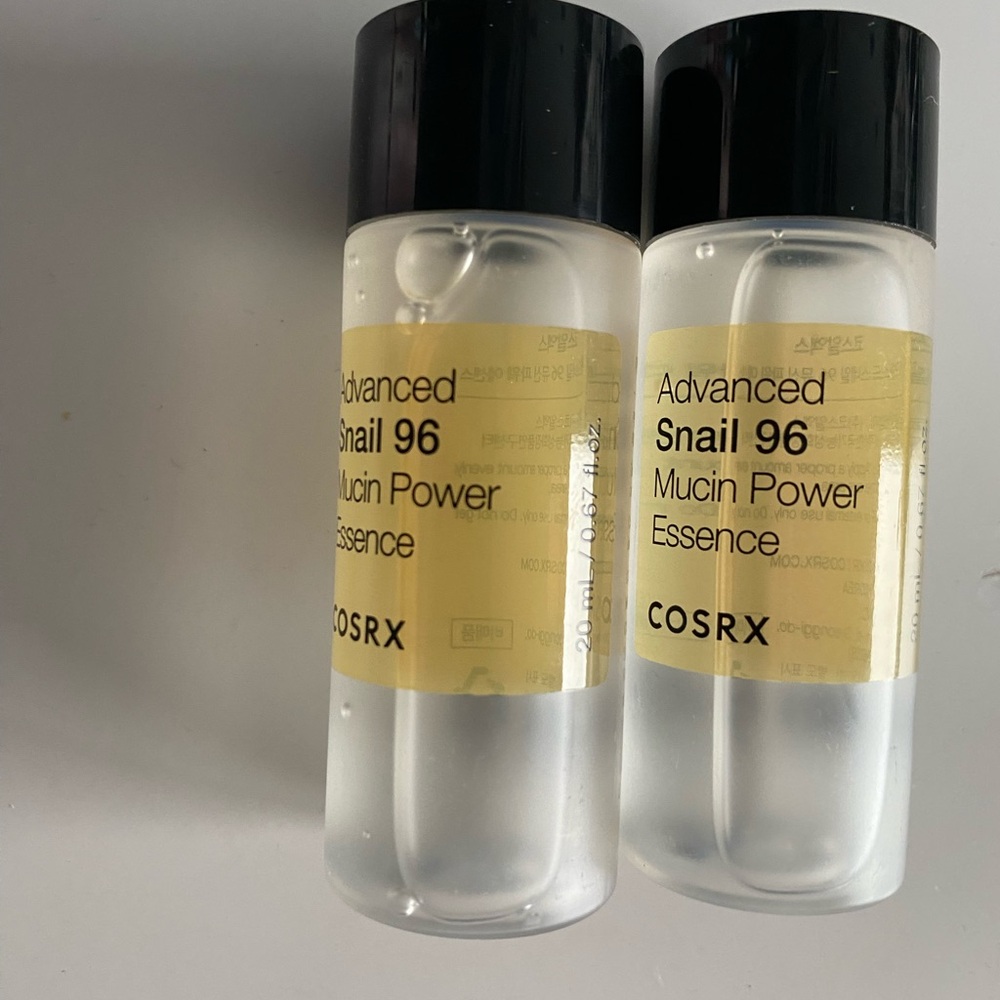 TWO COSRX advanced snail 96 mucin power essence 20 mL